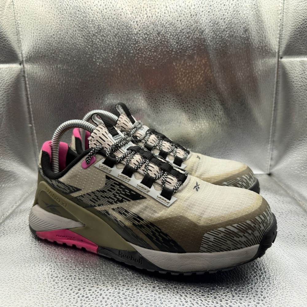 Size 6.5 Reebok Nano X1 Adventure Gray Womens Composite Toe Work Shoes‎